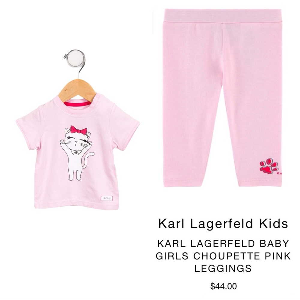 KARL LAGERFELD Baby NWT Leggings Set SOLD OUT